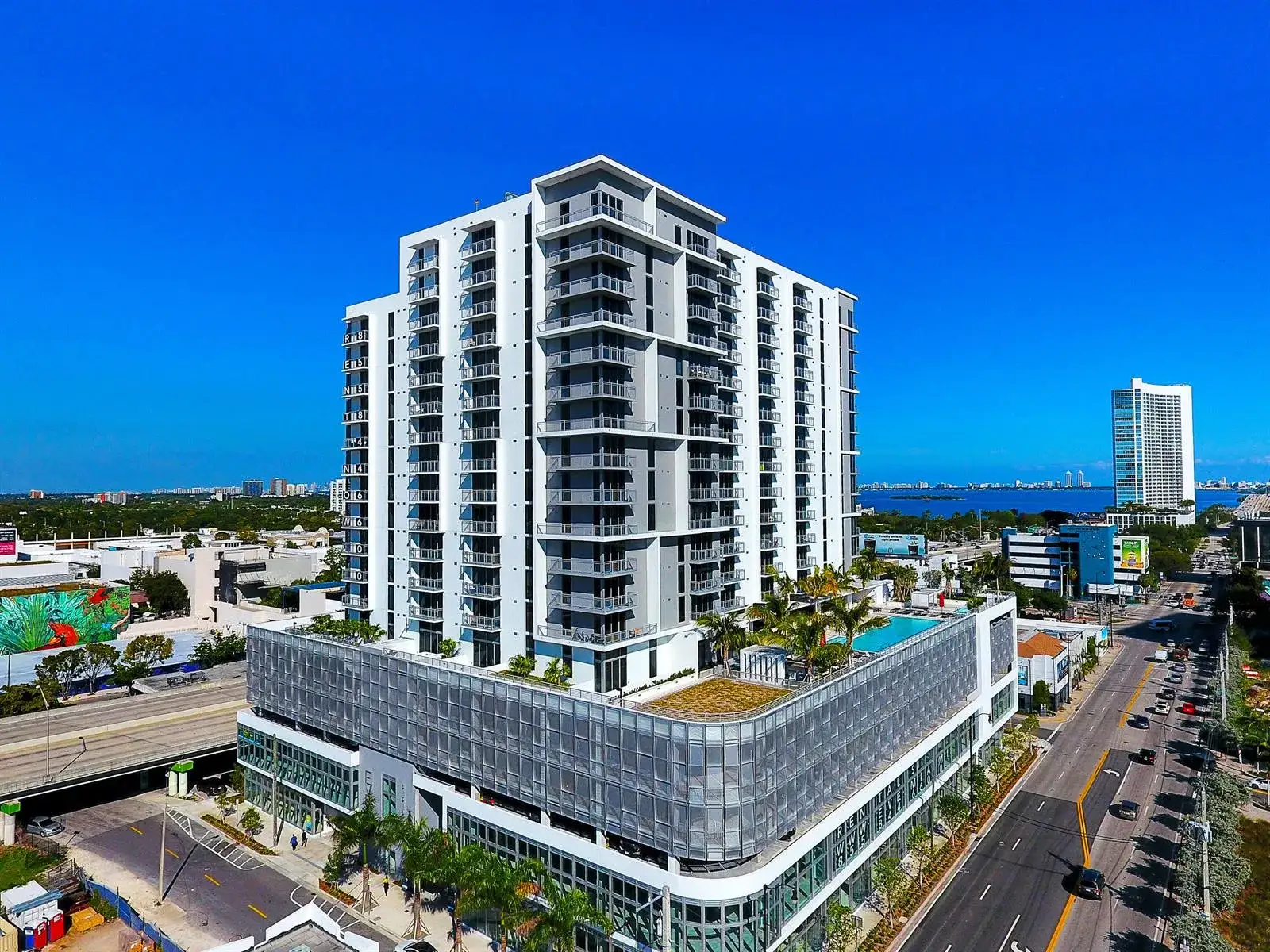 1 bedroom 1 bath Residential Lease for rent at 3635 NE 1st Avenue # 701, Miami FL 33137