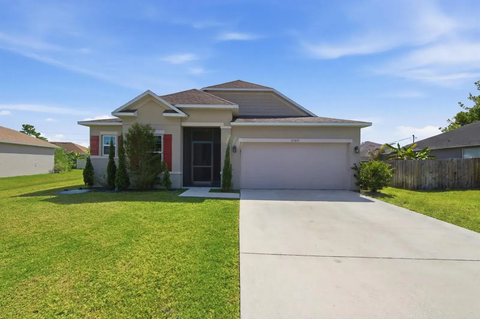 3 bedroom 2 bath Residential for sale at 2389 SW VALE Street, Port St. Lucie FL 34953