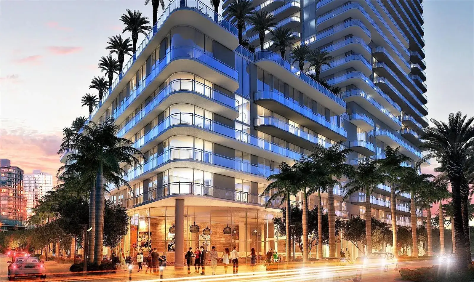 1 bedroom 1 bath Residential Lease for rent at 121 NE 34th Street # 806A, Miami FL 33137