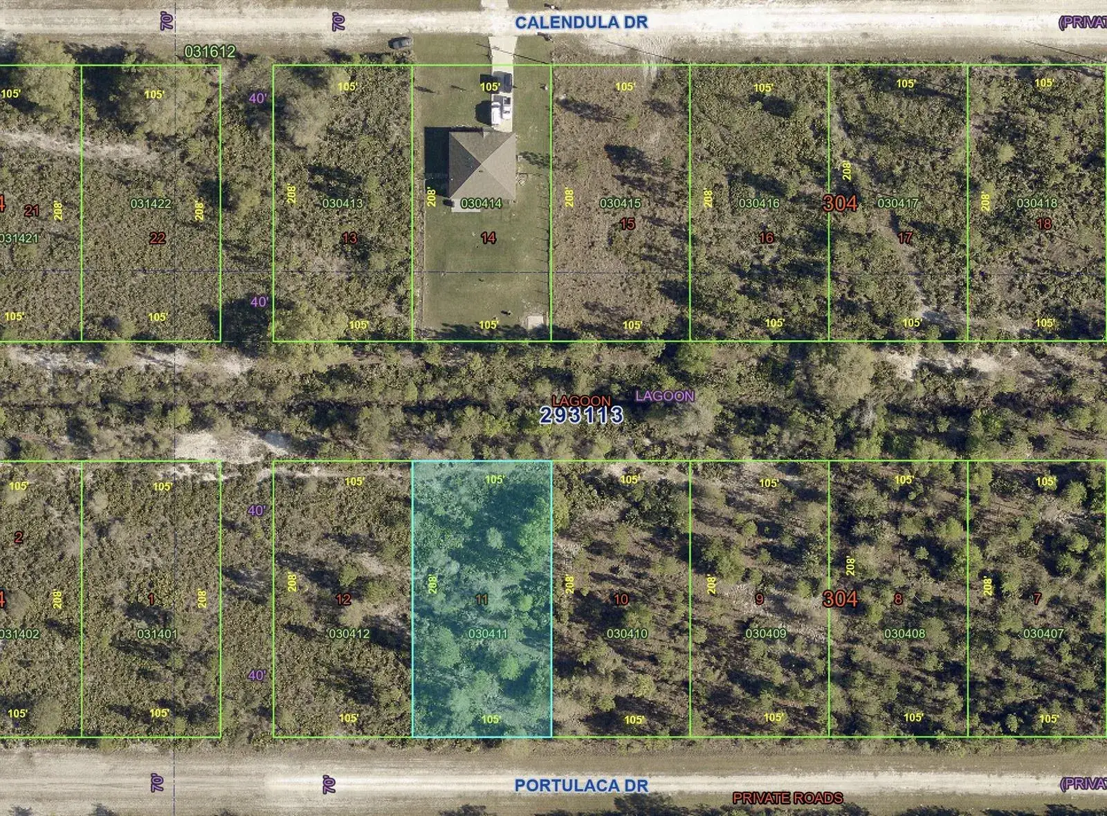 Commercial Land for sale at 1022 Portulaca Drive, FL 33855