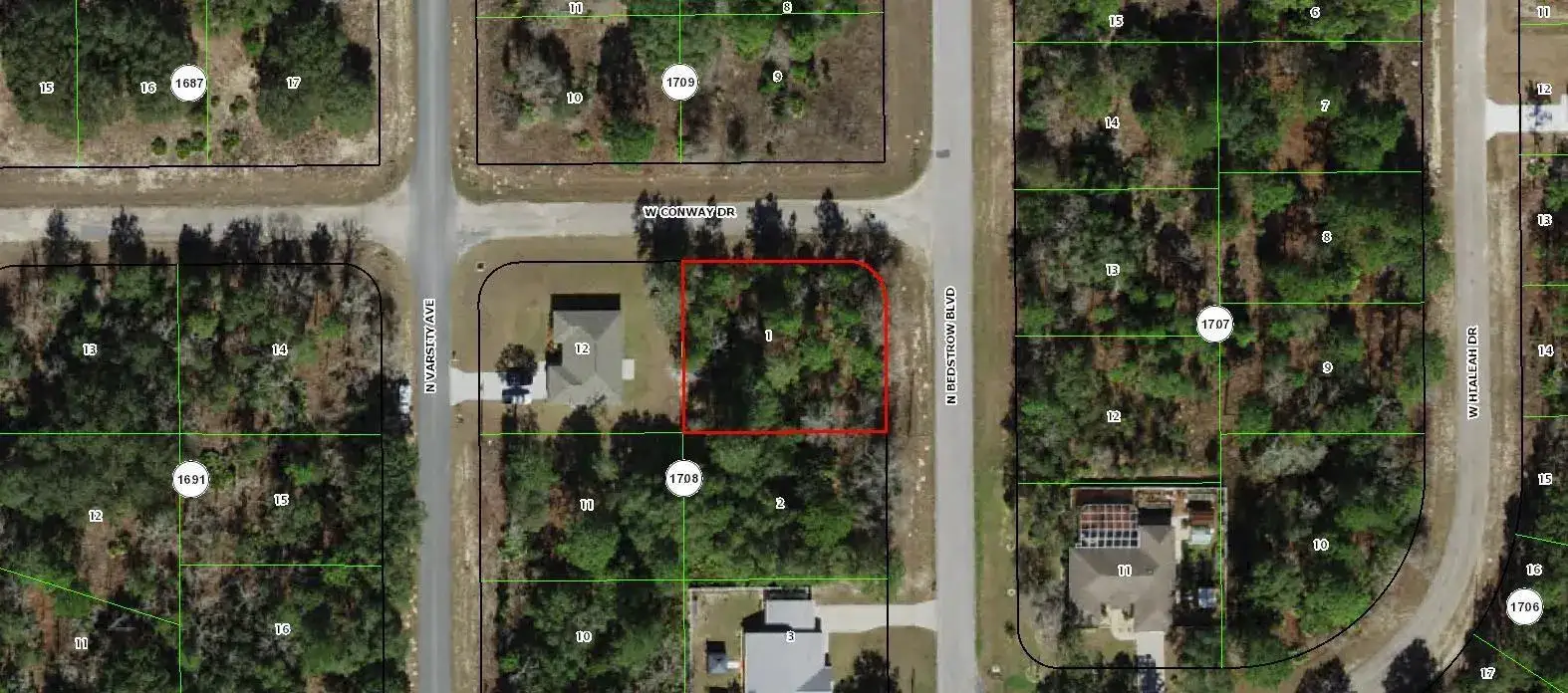 Land/Boat Docks for sale at 6689 N Bedstrow Boulevard, FL 34434