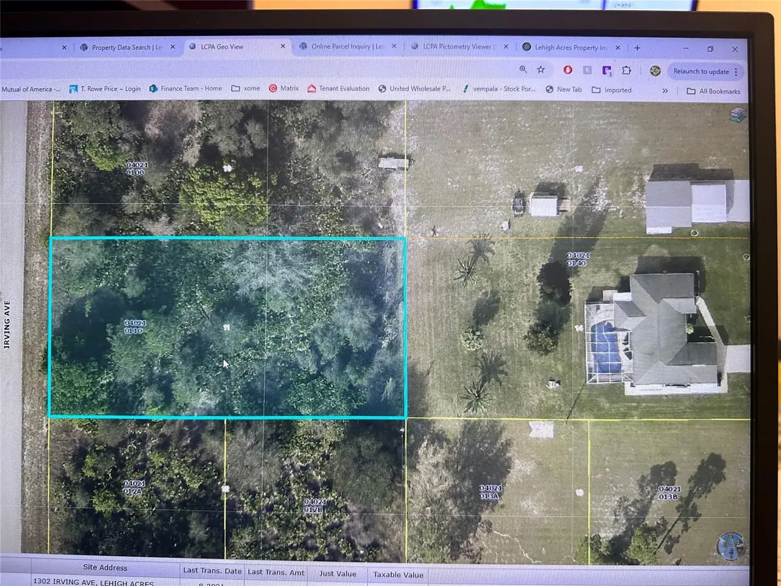 Land/Boat Docks for sale at 1302 Irving Avenue, Lehigh Acres FL 33972