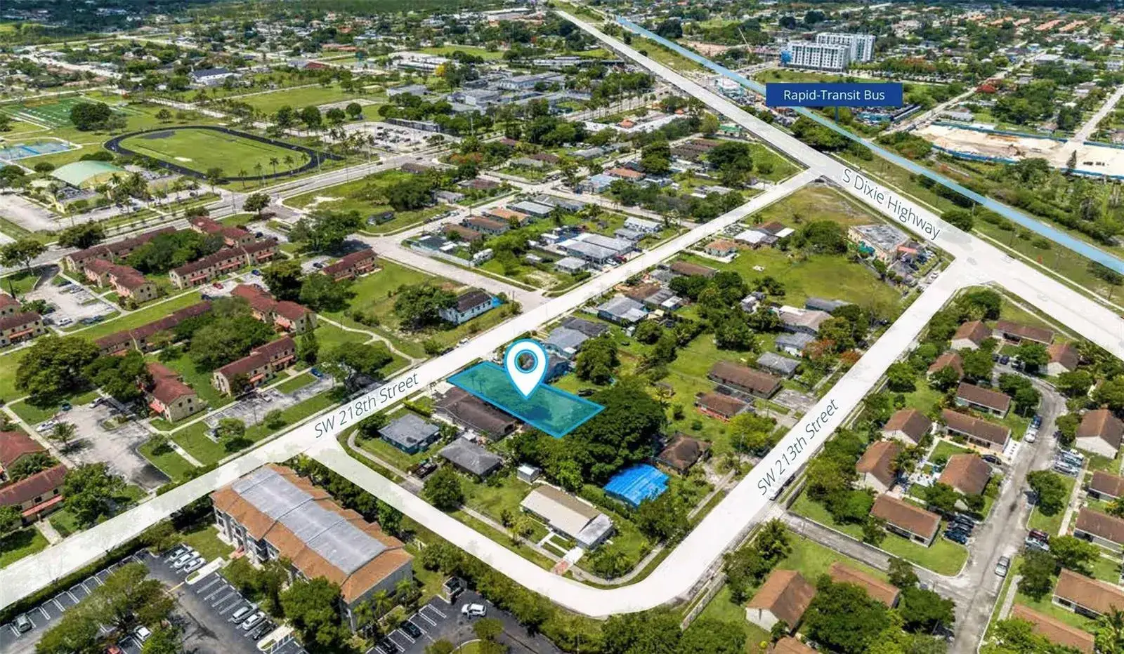 Commercial Land for sale at 11417 SW 214th, Miami FL 33189