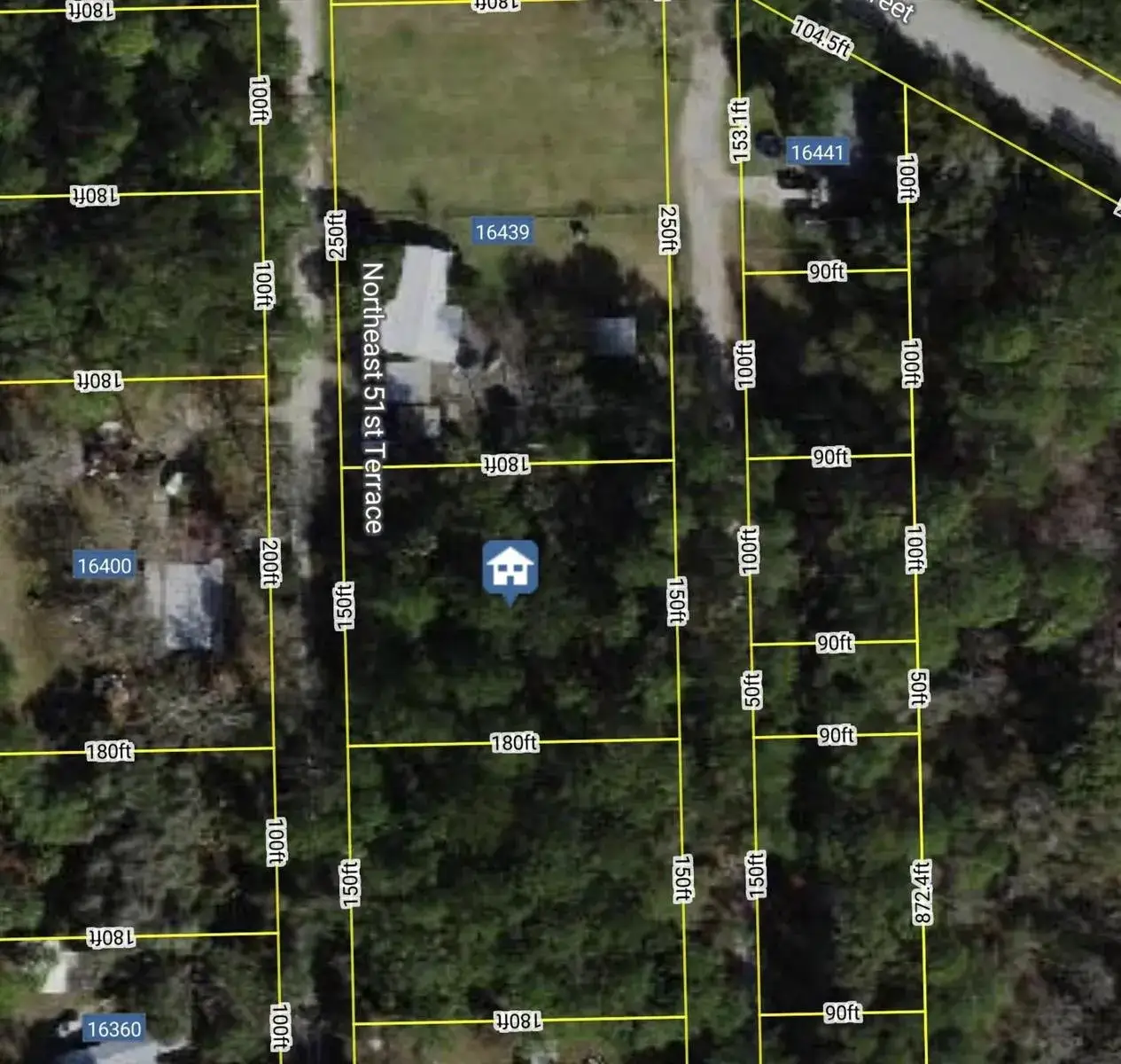Land/Boat Docks for sale at 16407 NE 51, FL 32113