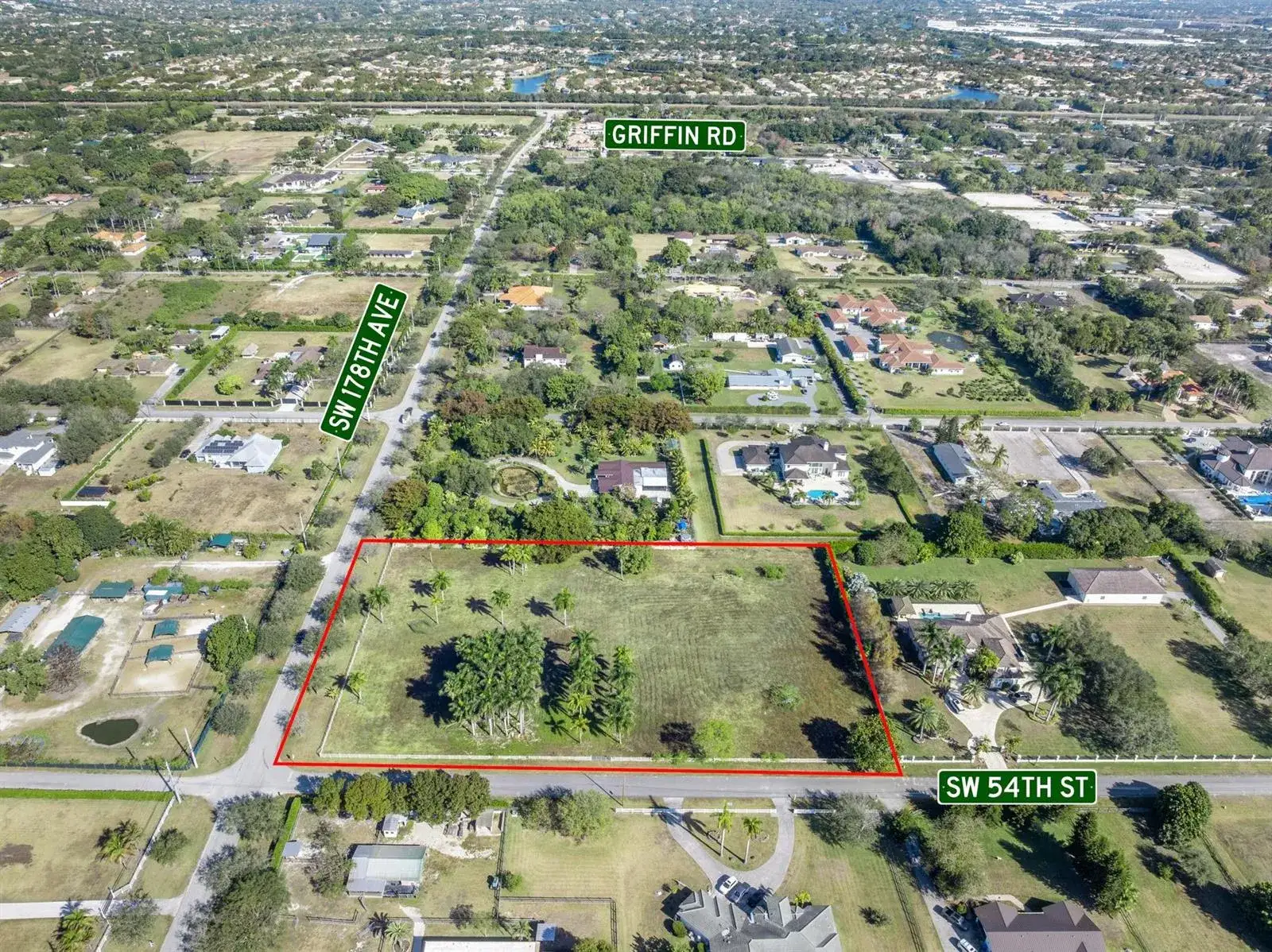 Land/Boat Docks for sale at 17701 SW 54 Street, Southwest Ranches FL 33331