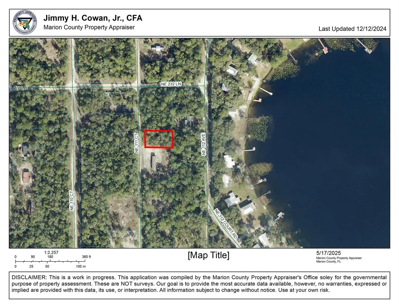 Land/Boat Docks for sale at 00 NE 113 Avenue, FL 32134