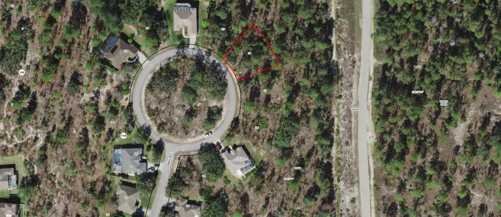 Land/Boat Docks for sale at 25 Dahlia Court N, FL 34446