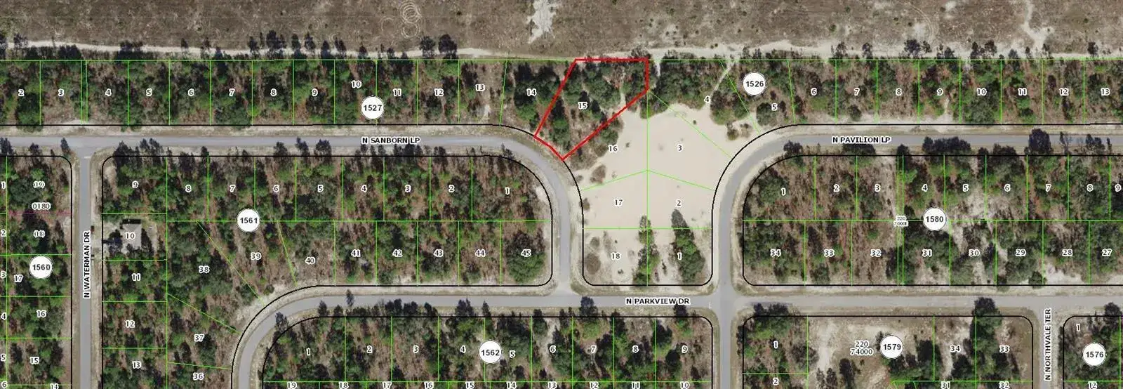 Land/Boat Docks for sale at 6886 N Sandborn Loop, FL 34433