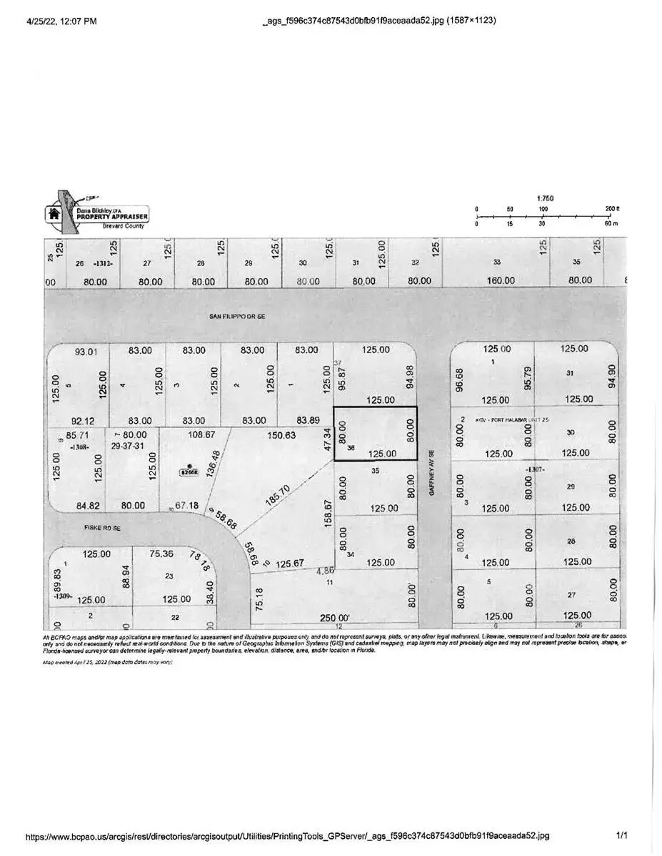 Land/Boat Docks for sale at 2920 Gaffney Avenue SE, Palm Bay FL 32909