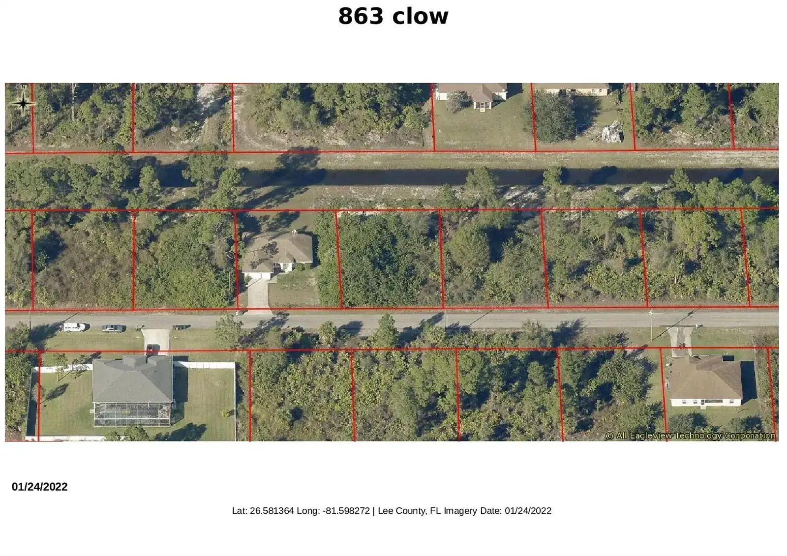Land/Boat Docks for sale at 863 Clow Street E, Lehigh Acres FL 33974