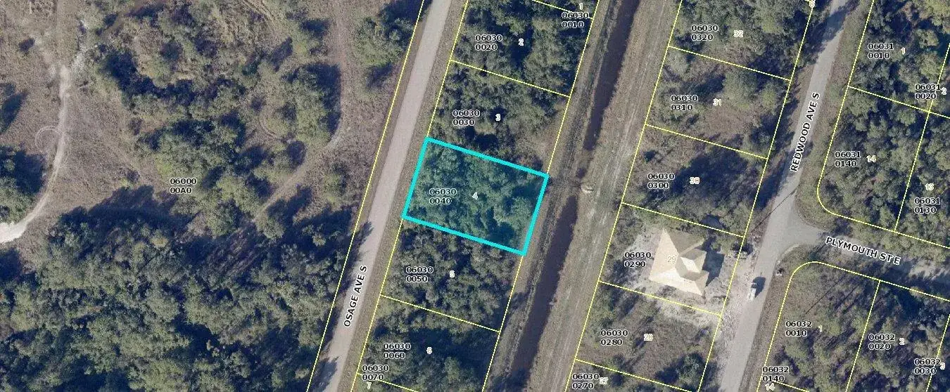 Land/Boat Docks for sale at 545 Osage Avenue S, Lehigh Acres FL 33974
