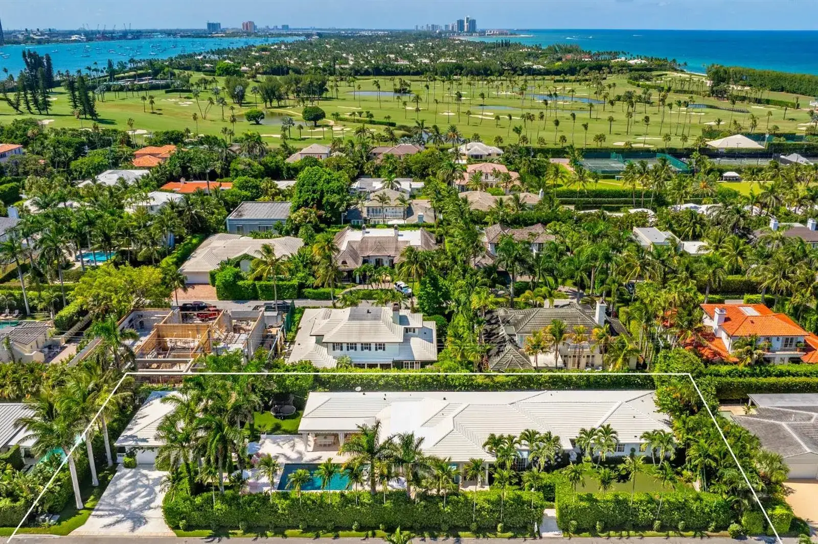 7 bedroom 7 bath Residential for sale at 241 El Dorado Lane, Palm Beach FL 33480