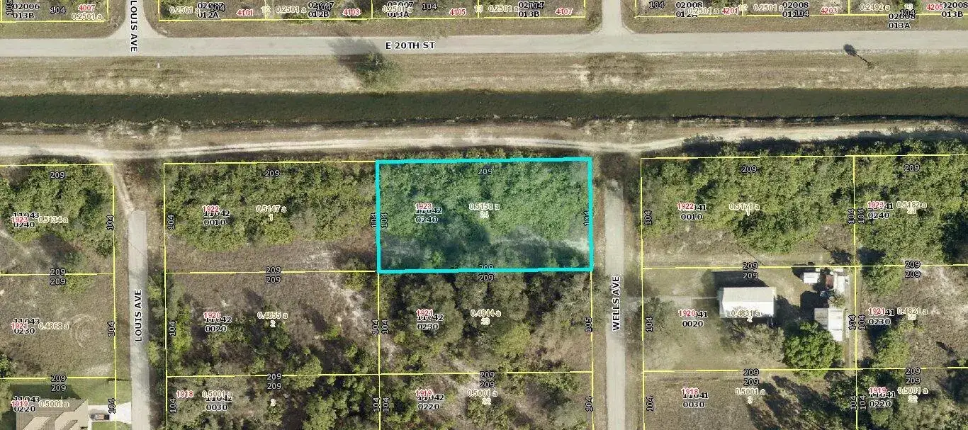 Land/Boat Docks for sale at 1923 Wells Avenue, Lehigh Acres FL 33972