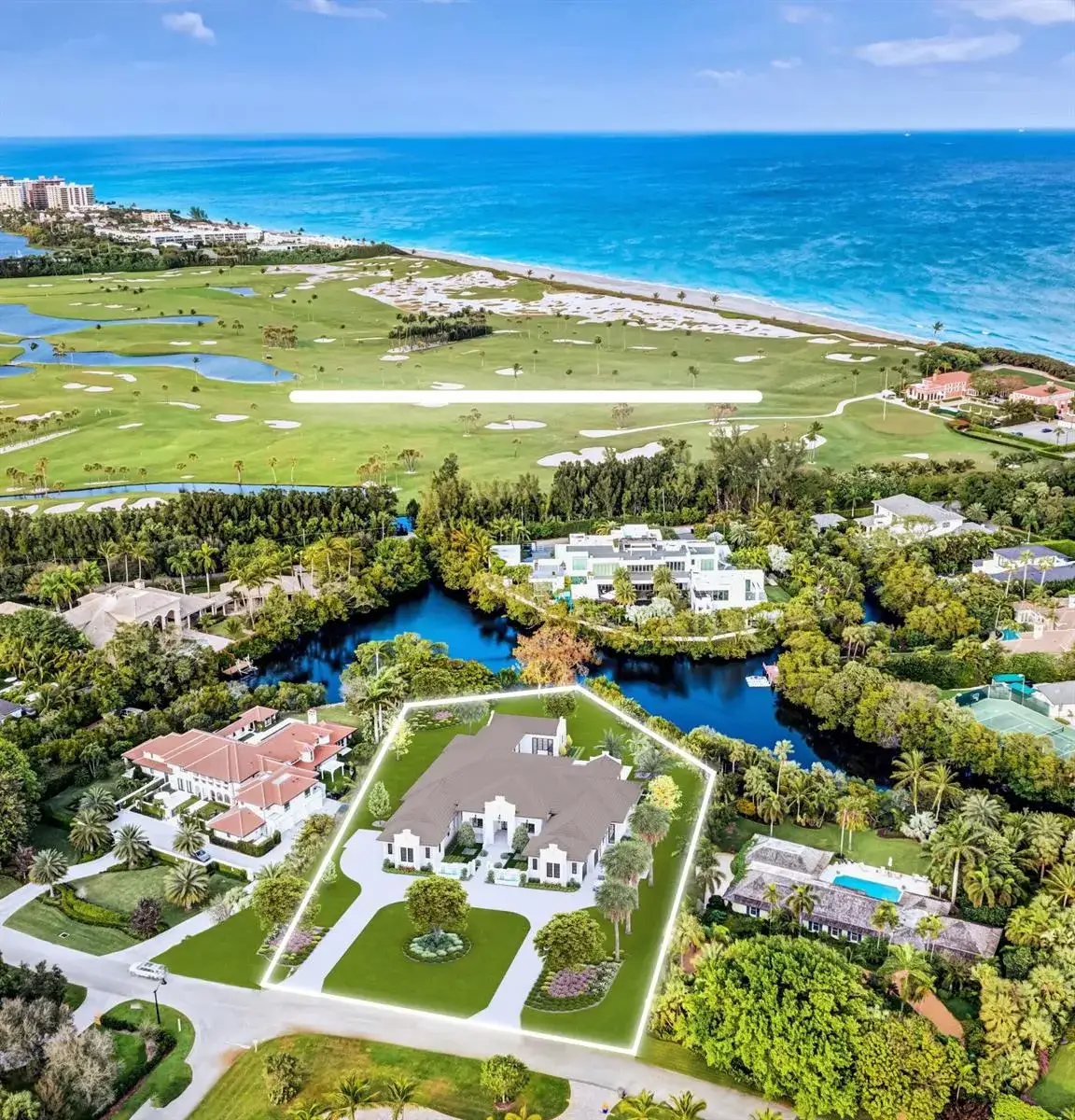 6 bedroom 7 bath Residential for sale at 12404 Indian Road, North Palm Beach FL 33408
