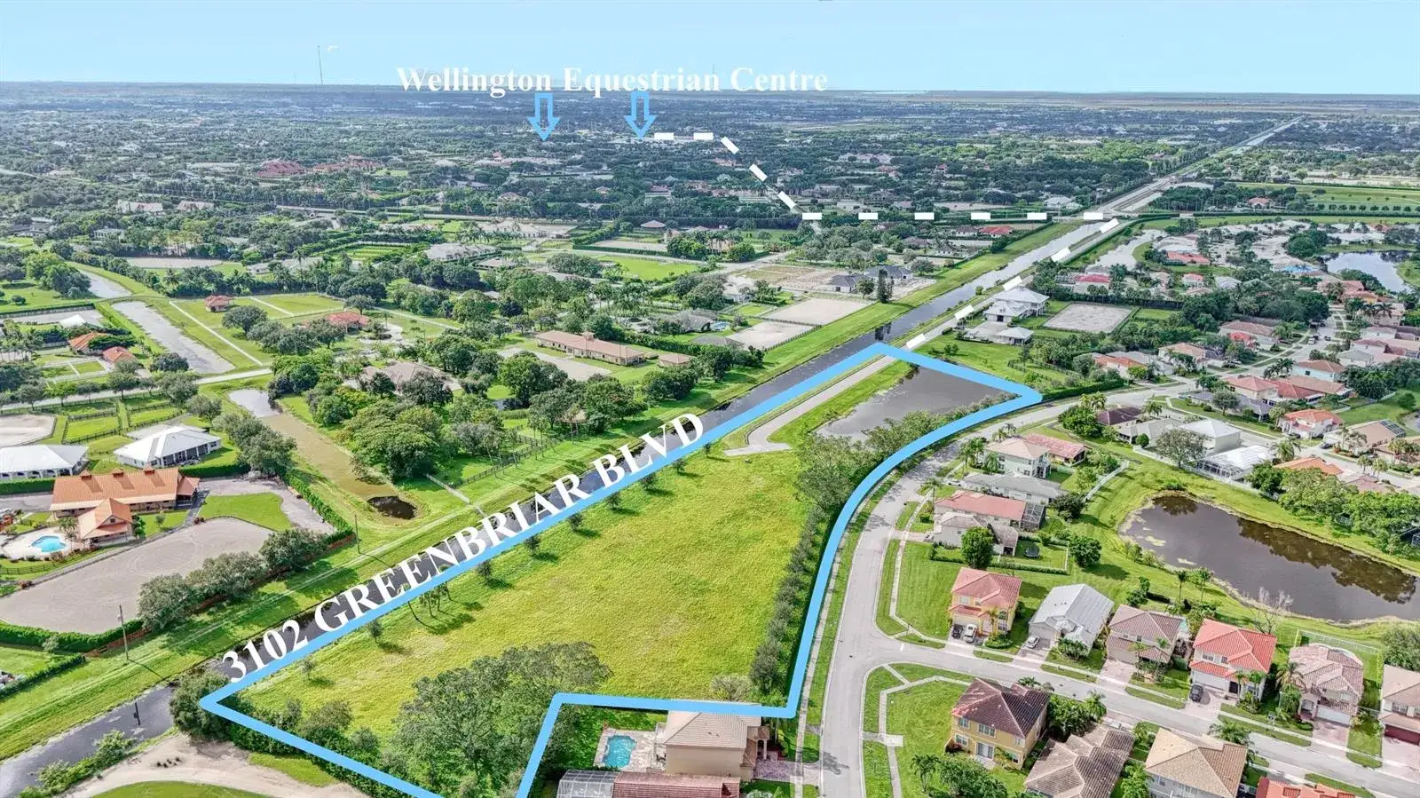 Land/Boat Docks for sale at 3102 Greenbriar Boulevard, Wellington FL 33414