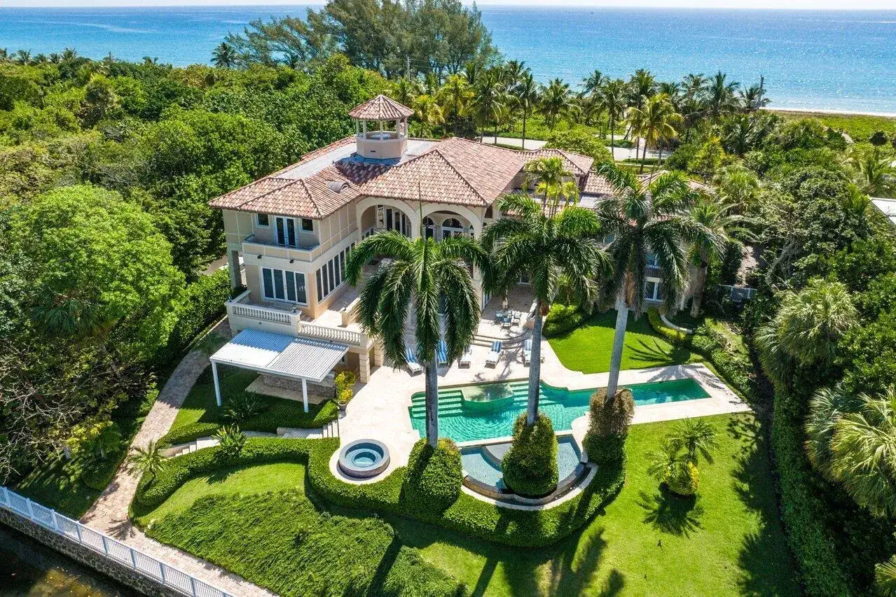 5 bedroom 5 bath Residential Lease for rent at 1880 S Ocean Boulevard, Manalapan FL 33462