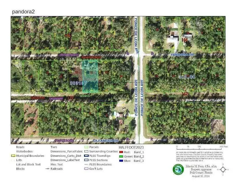 Land/Boat Docks for sale at 405 Pandora Drive, FL 33855