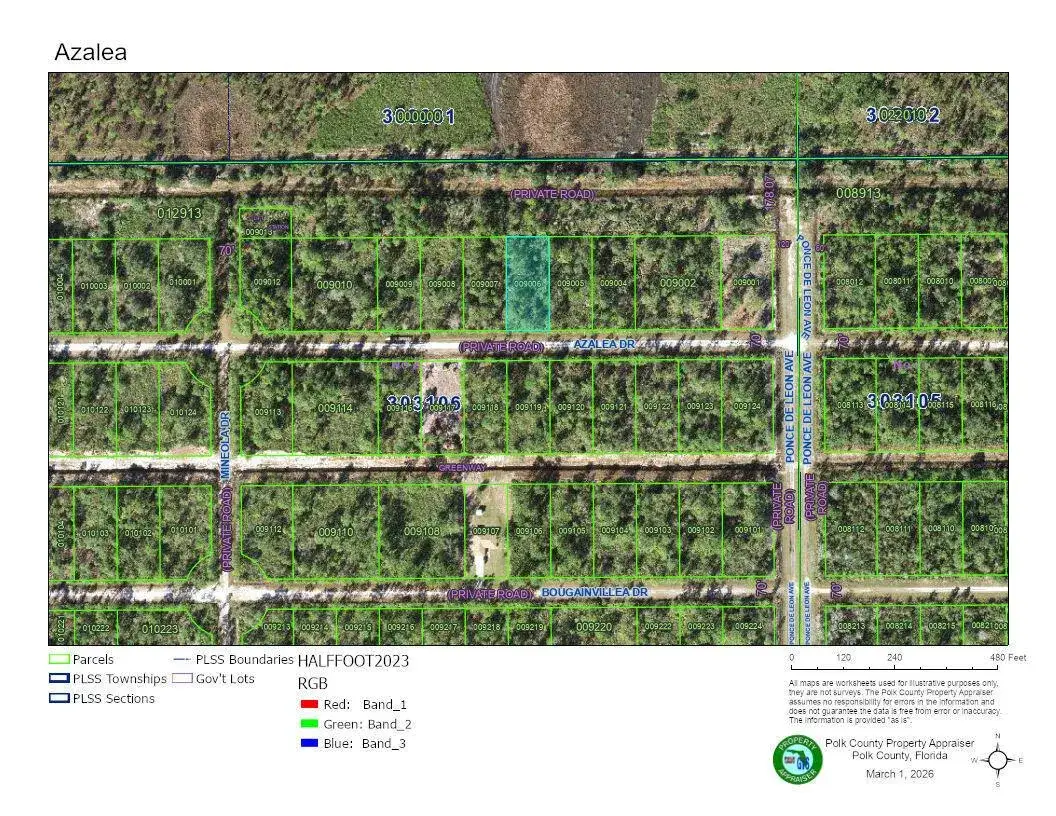Land/Boat Docks for sale at Tbd Azalea Drive, FL 33855