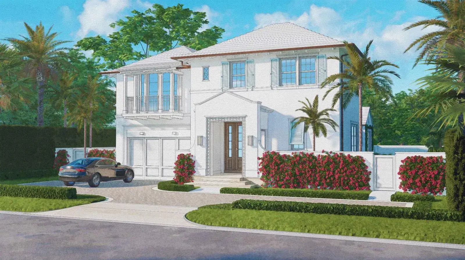 4 bedroom 4 bath Residential for sale at 206 Caribbean Road, Palm Beach FL 33480