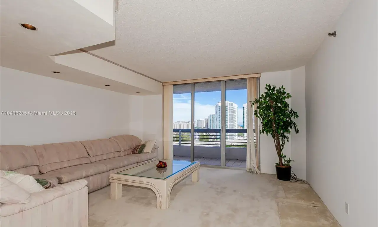 2 bedroom 2 bath Residential Lease for rent at 3600 Mystic Pointe Dr # 1508, Aventura FL 33180