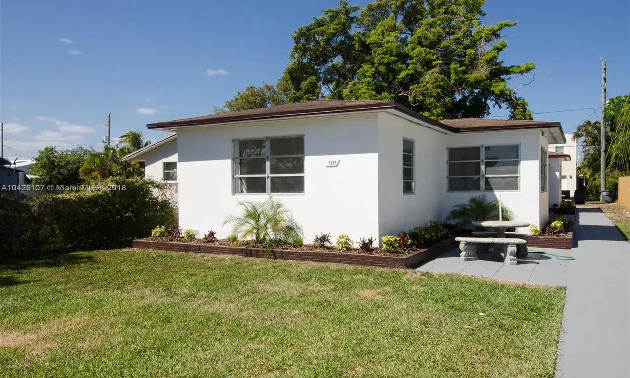Residential Income for sale at 1711 Fletcher St, Hollywood FL 33020