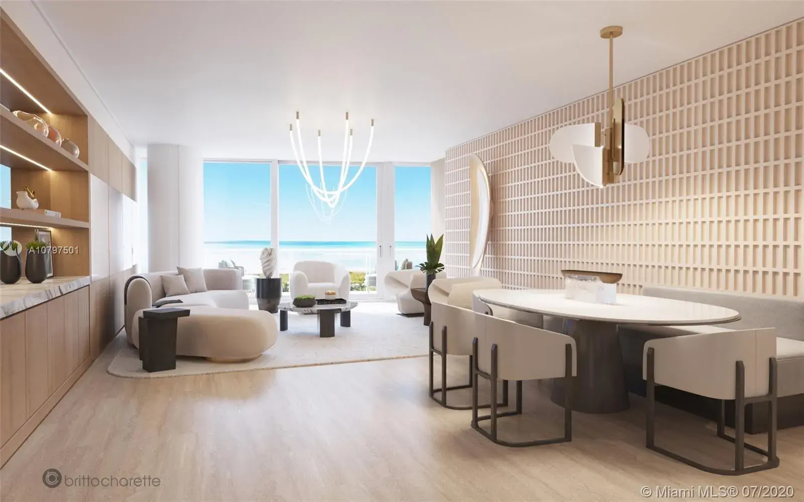 3 bedroom 3 bath Residential Lease for rent at 9001 Collins Ave # 605, Surfside FL 33154