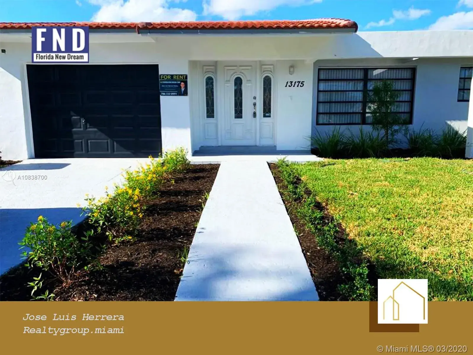 3 bedroom 2 bath Residential Lease for rent at 13175 SW 19th Ter, Miami FL 33175