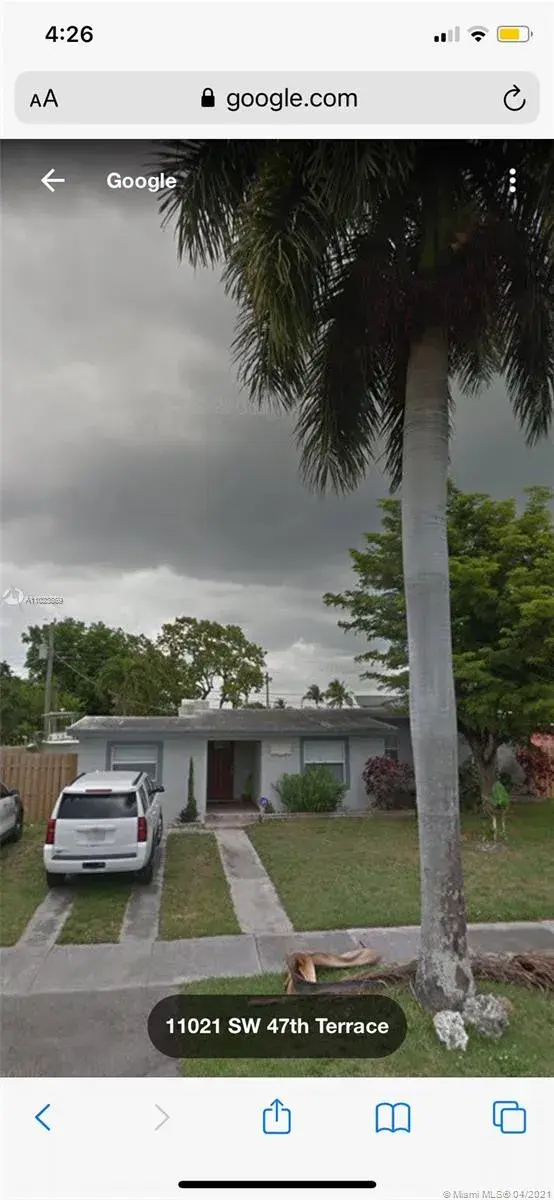 3 bedroom 2 bath Residential for sale at 11021 SW 47th Ter, Miami FL 33165