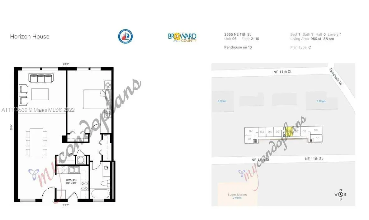 2555 NE 11th St # 706, Fort Lauderdale FL 33304