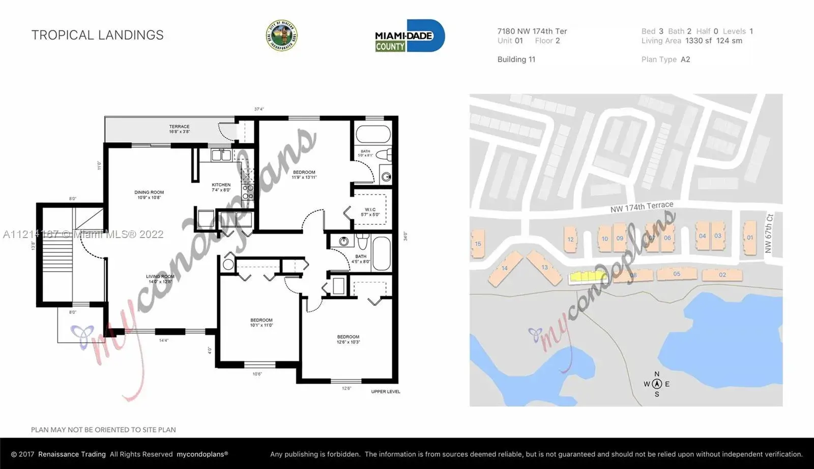 7180 NW 174th Ter # 201, Hialeah FL 33015
