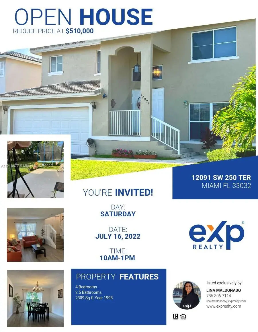 4 bedroom 2 bath Residential for sale at 12091 SW 250th Ter, Homestead FL 33032