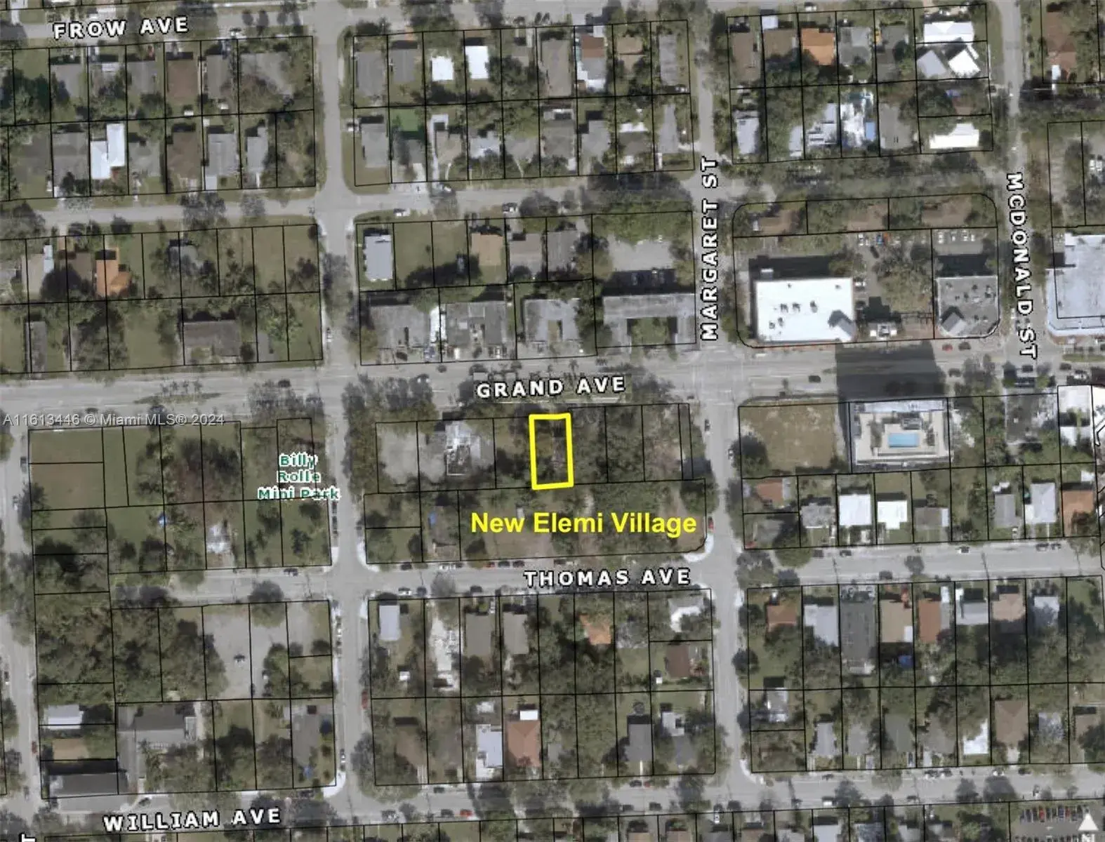 Land/Boat Docks for sale at 3340 Grand Ave, Miami FL 33133