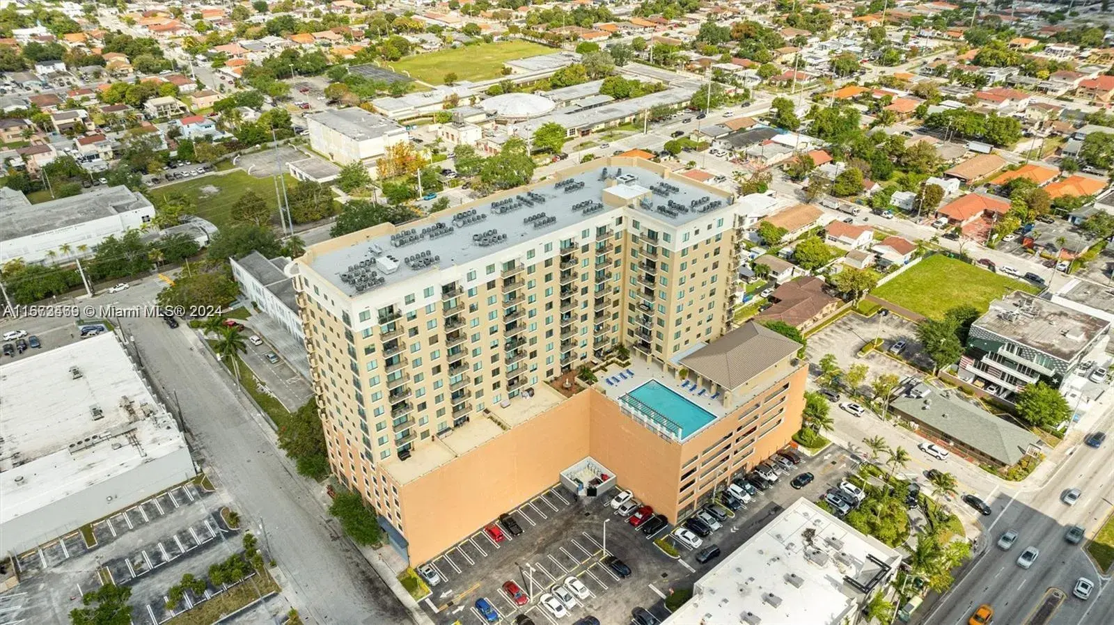 1 bedroom 1 bath Residential Lease for rent at 4242 NW 2nd St # 1409, Miami FL 33126