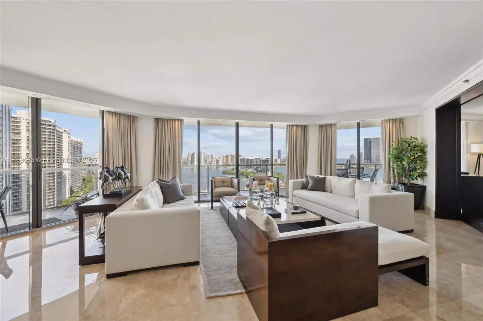 3 bedroom 4 bath Residential Lease for rent at 4000 Island Blvd # 2106, Aventura FL 33160