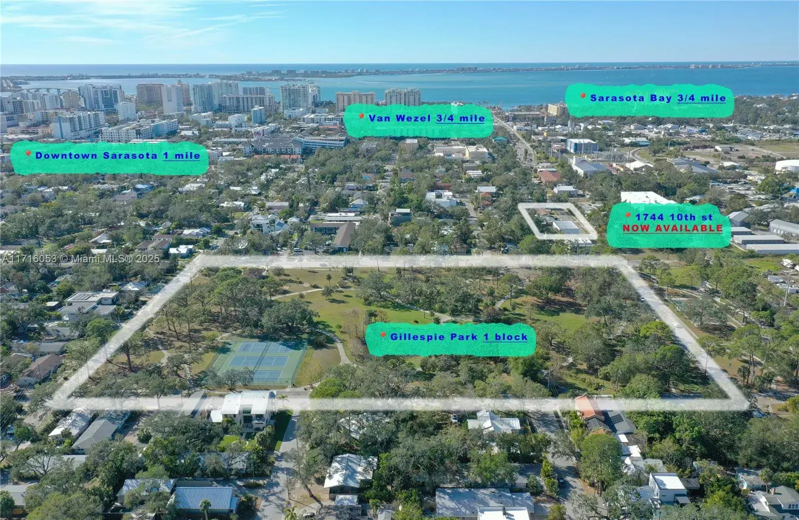 Land/Boat Docks for sale at 1744 10th st, Sarasota FL 34236