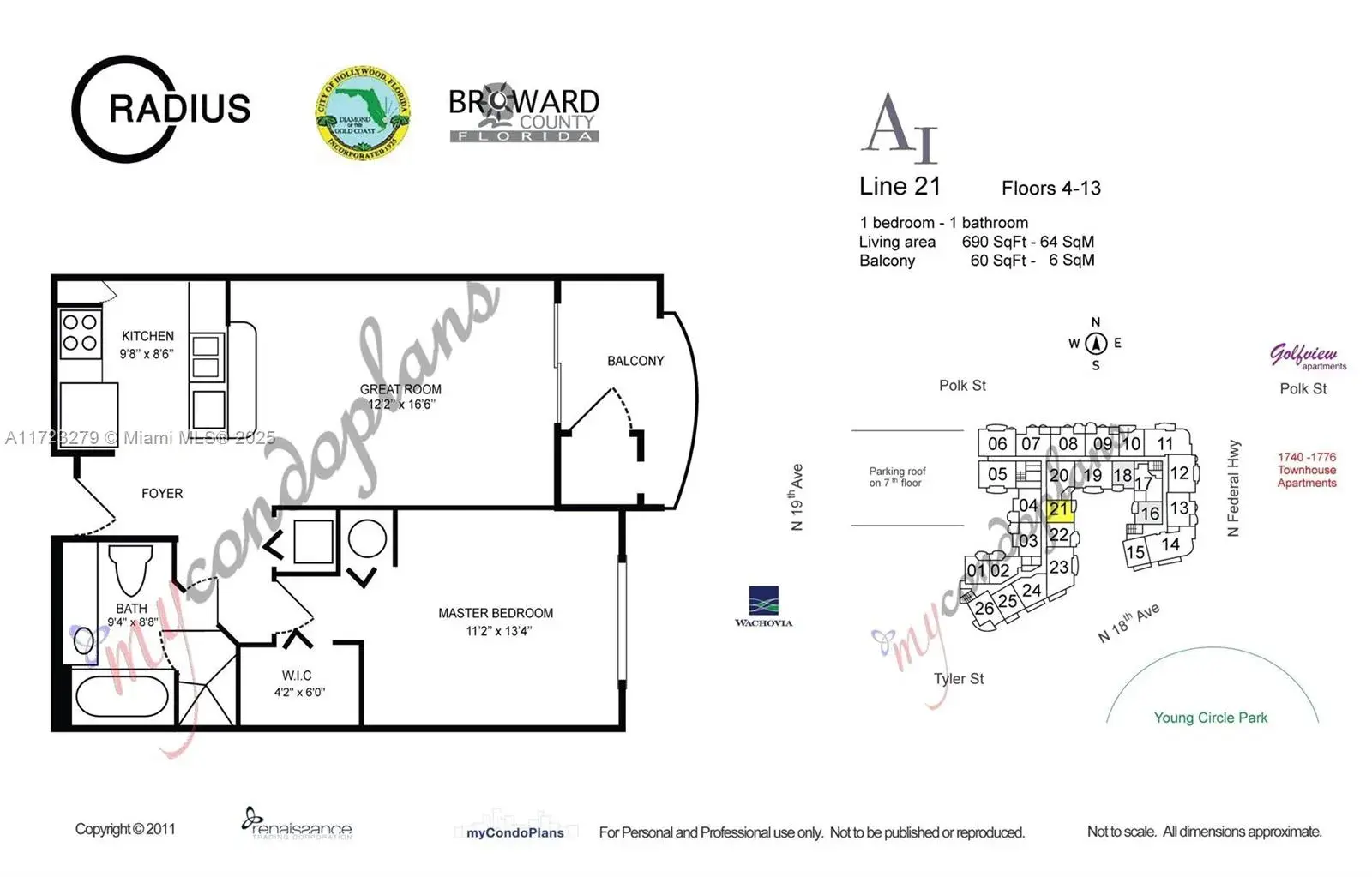 1830 Radius Dr # 421, Hollywood FL 33020