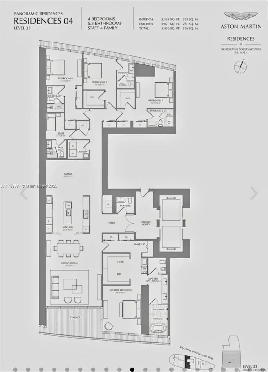 300 Biscayne blvd way # 2304, Miami FL 33131