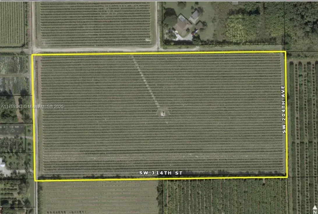 Commercial Land for sale at SW 314 & SW 204TH A, Homestead FL 33030