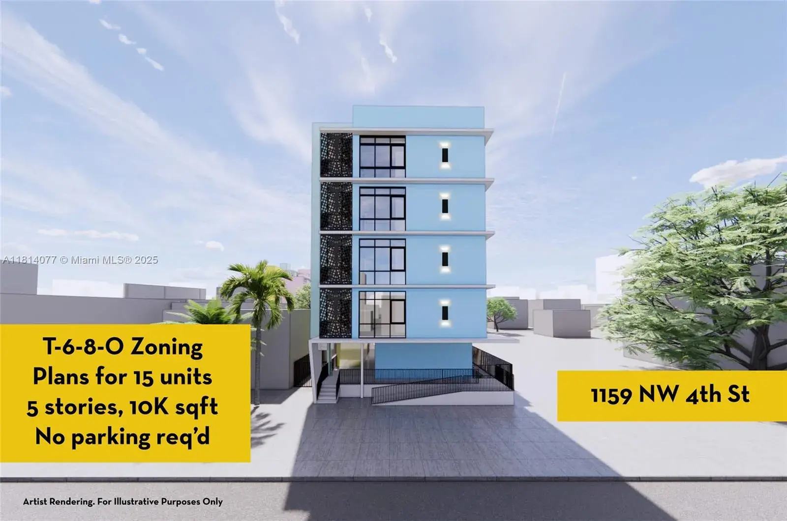 Commercial Land for sale at 1159 NW 4th St, Miami FL 33128