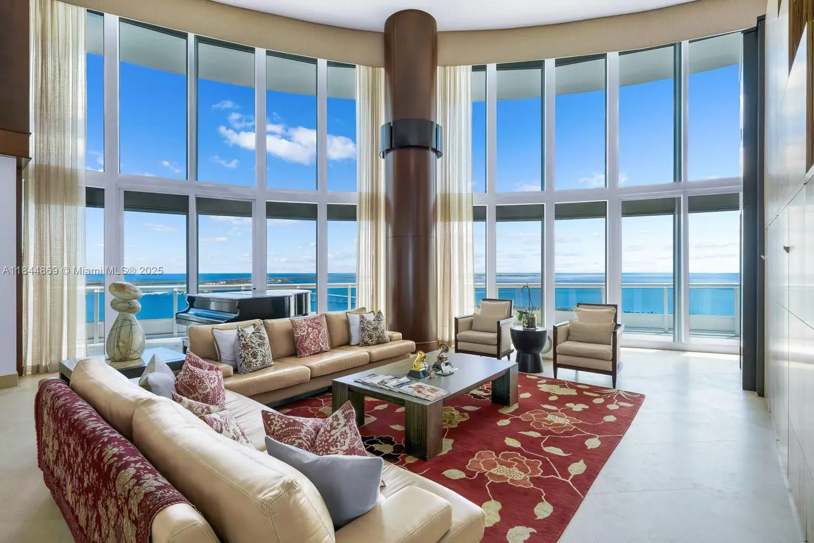 4 bedroom 5 bath Residential for sale at 1643 Brickell Ave # 3702, Miami FL 33129
