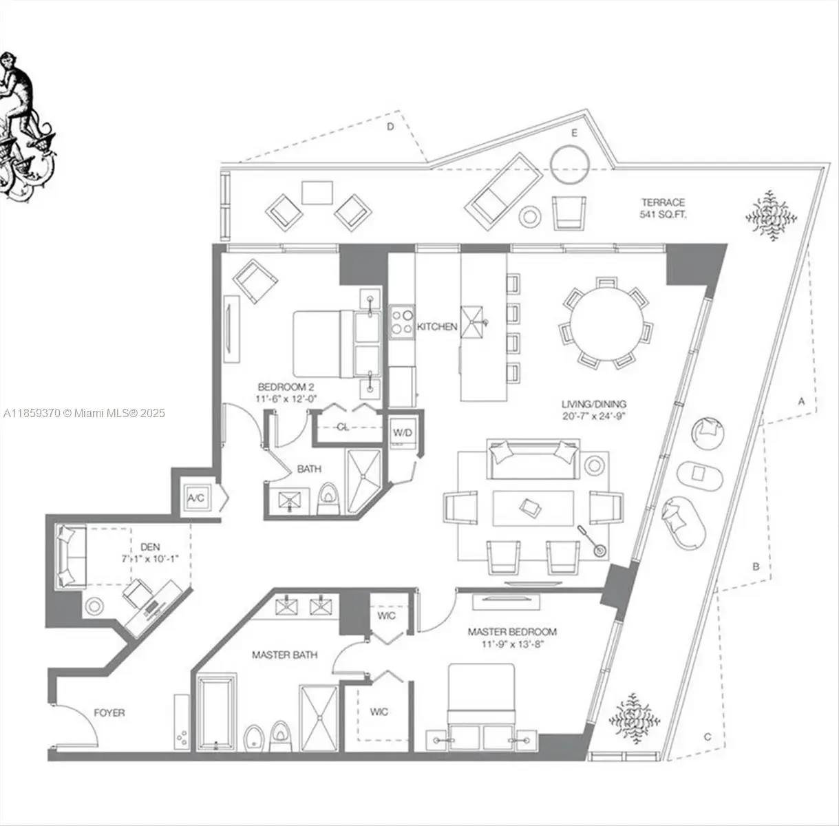2 bedroom 2 bath Residential for sale at 1300 S Miami Ave # 4601, Miami FL 33130