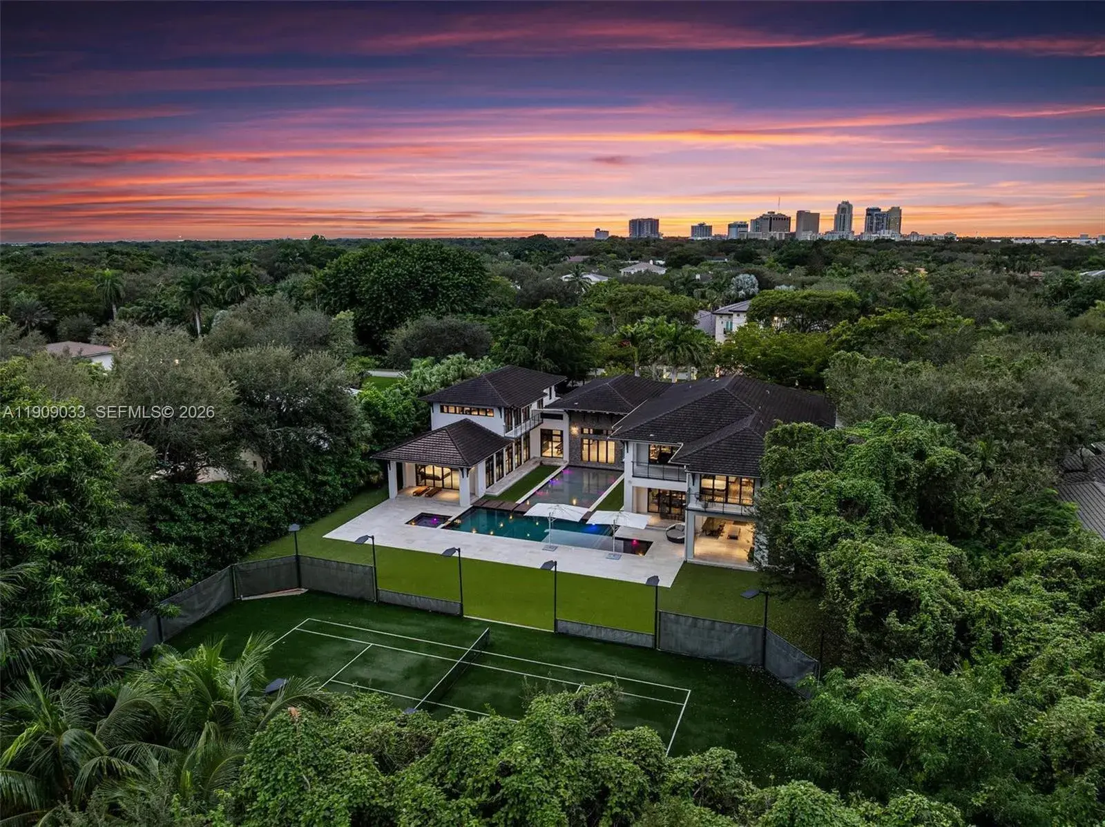 7 bedroom 9 bath Residential for sale at 8961 SW 62nd Ct, Pinecrest FL 33156