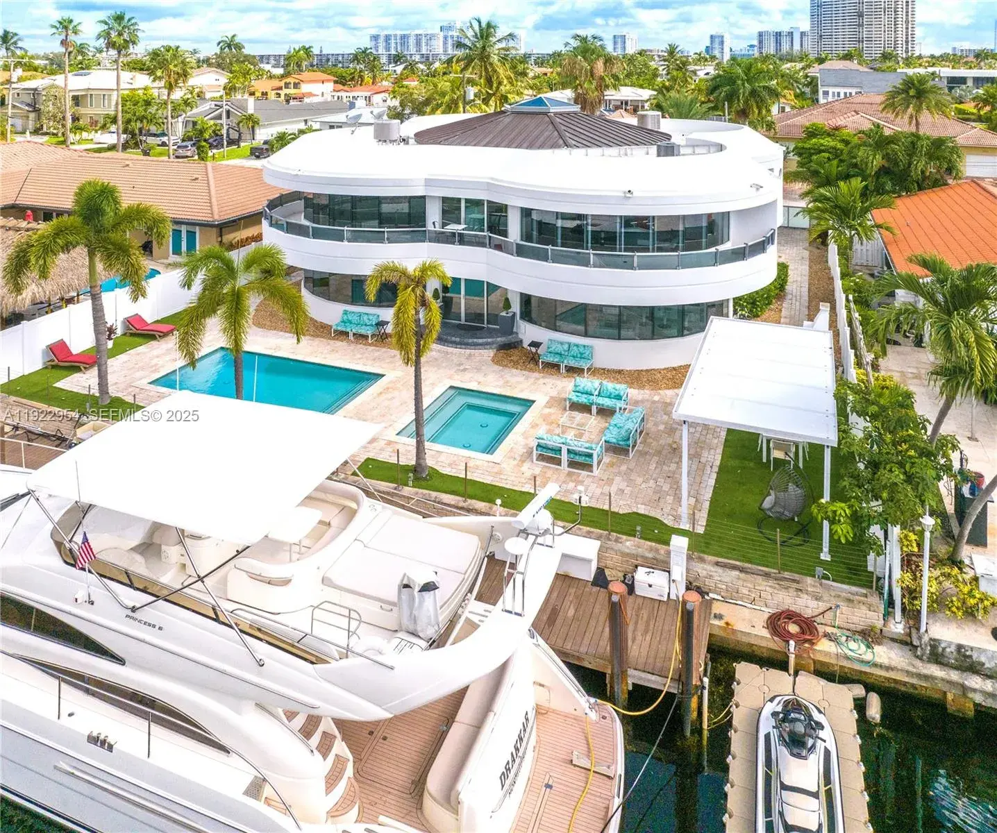 6 bedroom 6 bath Residential for sale at 3344 NE 167th St, North Miami Beach FL 33160