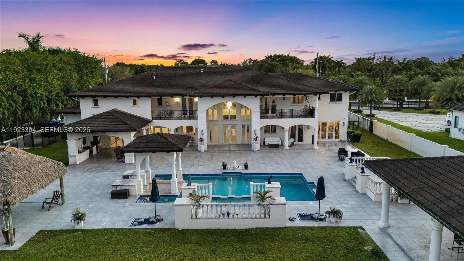 8 bedroom 11 bath Residential for sale at 12401 SW 45th St, Miami FL 33175
