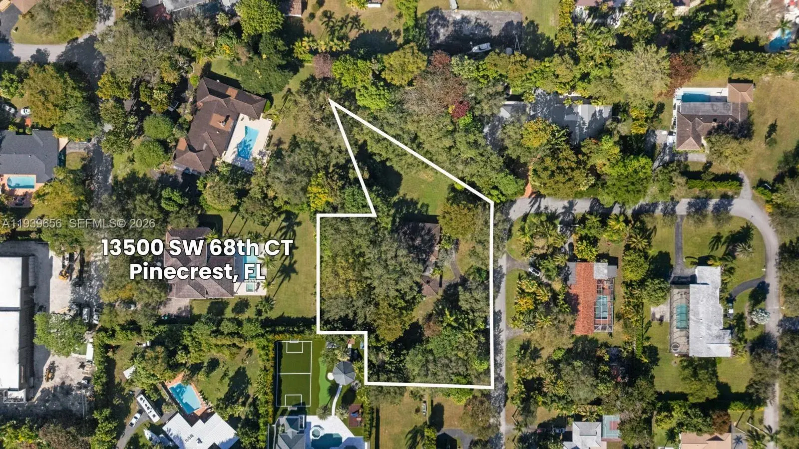 Land/Boat Docks for sale at 13500 SW 68th Ct, Pinecrest FL 33156