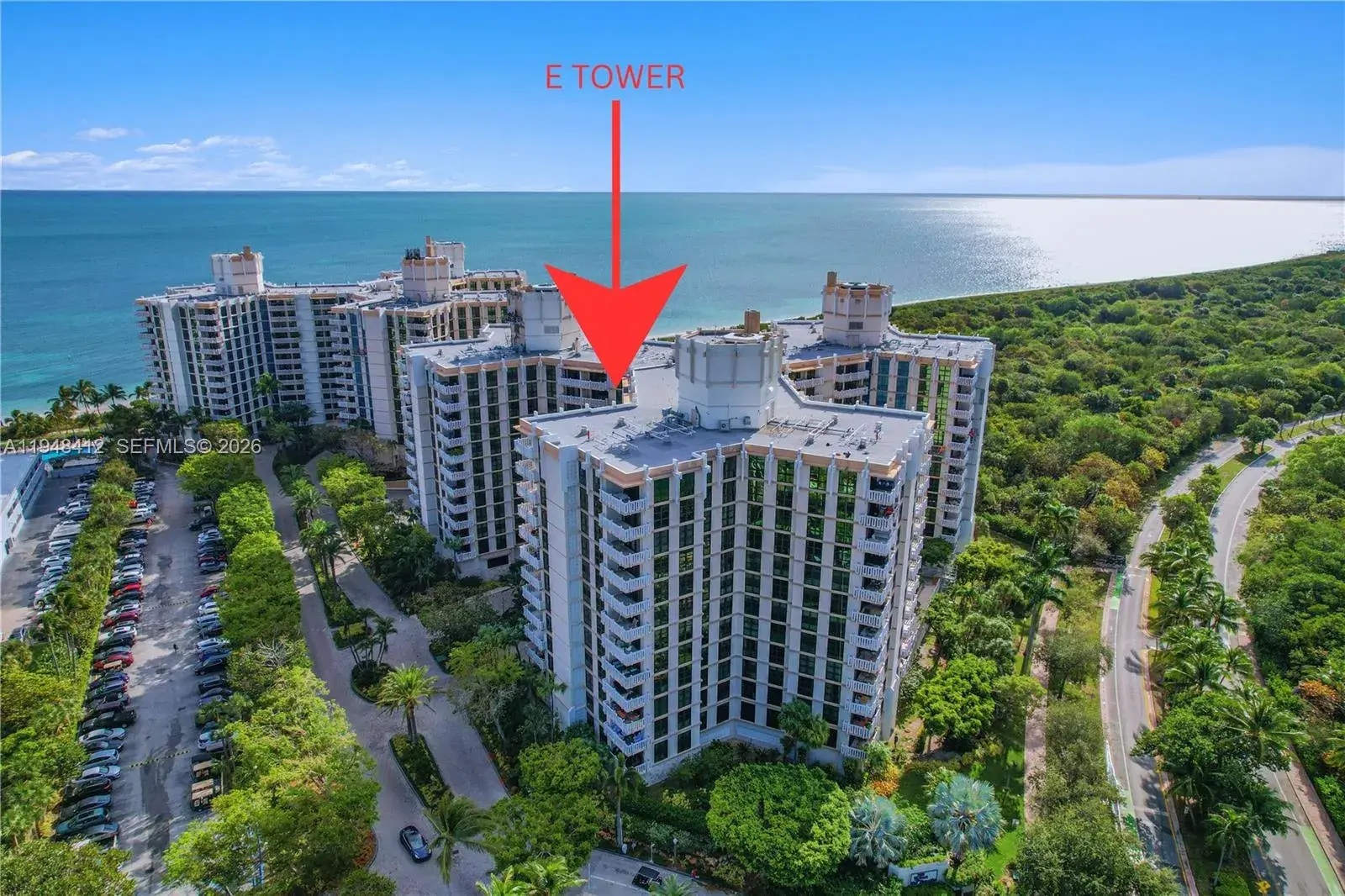 2 bedroom 2 bath for sale at 1121 Crandon Blvd # E803, Key Biscayne FL 33149