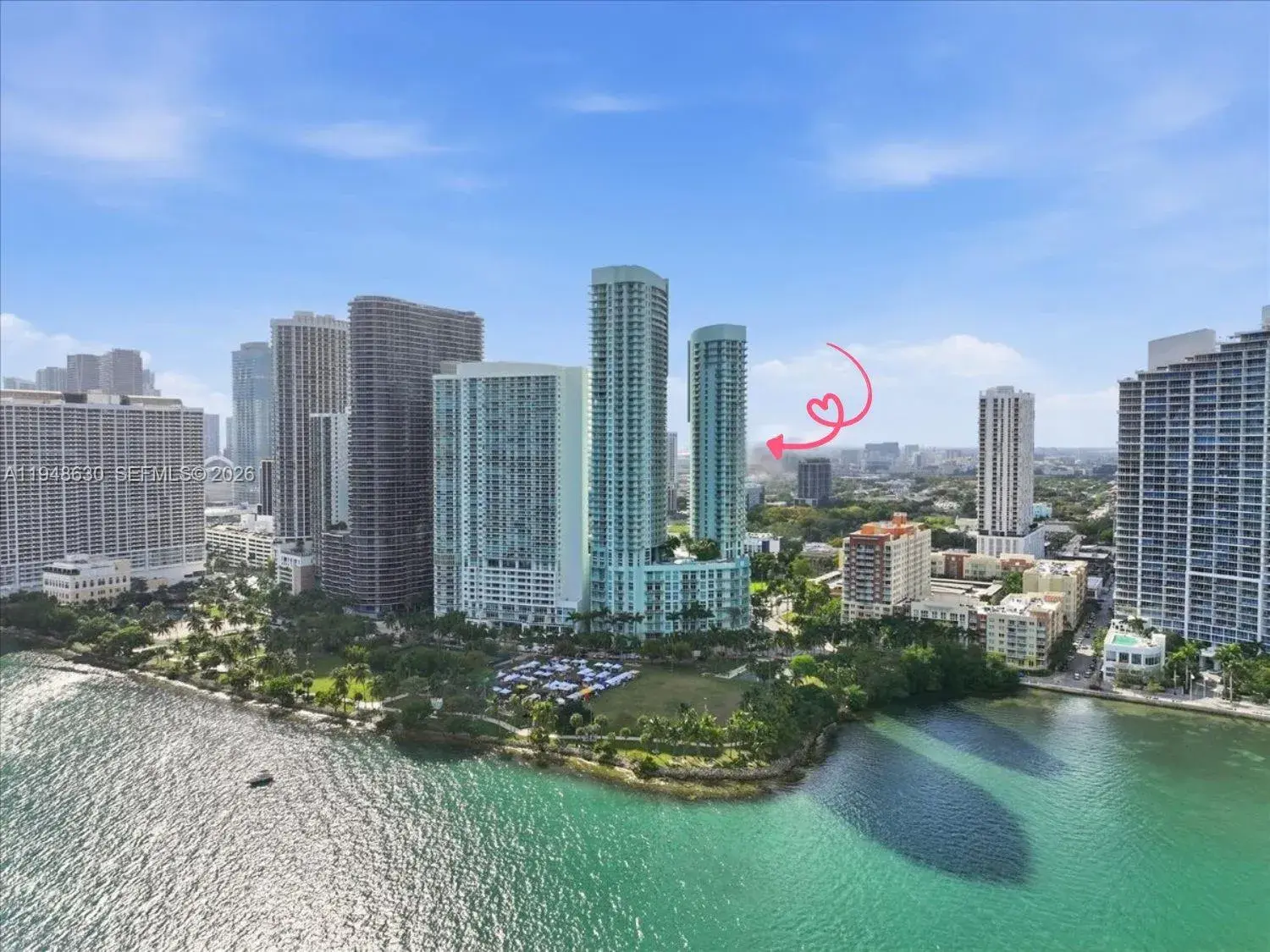 2 bedroom 2 bath Residential for sale at 1900 N Bayshore Dr # 1518, Miami FL 33132