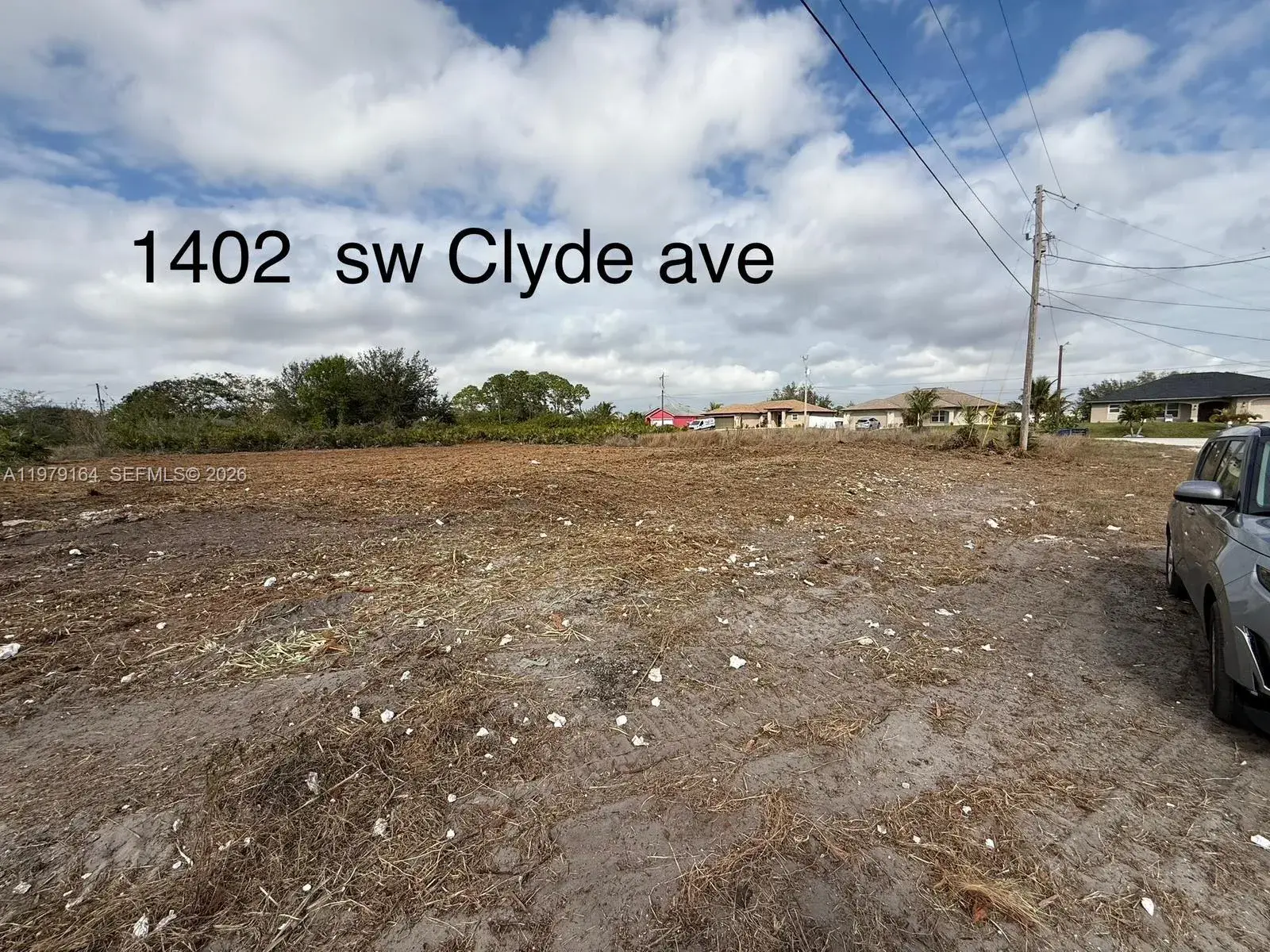 Land/Boat Docks for sale at 1402 Clyde AVE S, Lehigh Acres FL 33976
