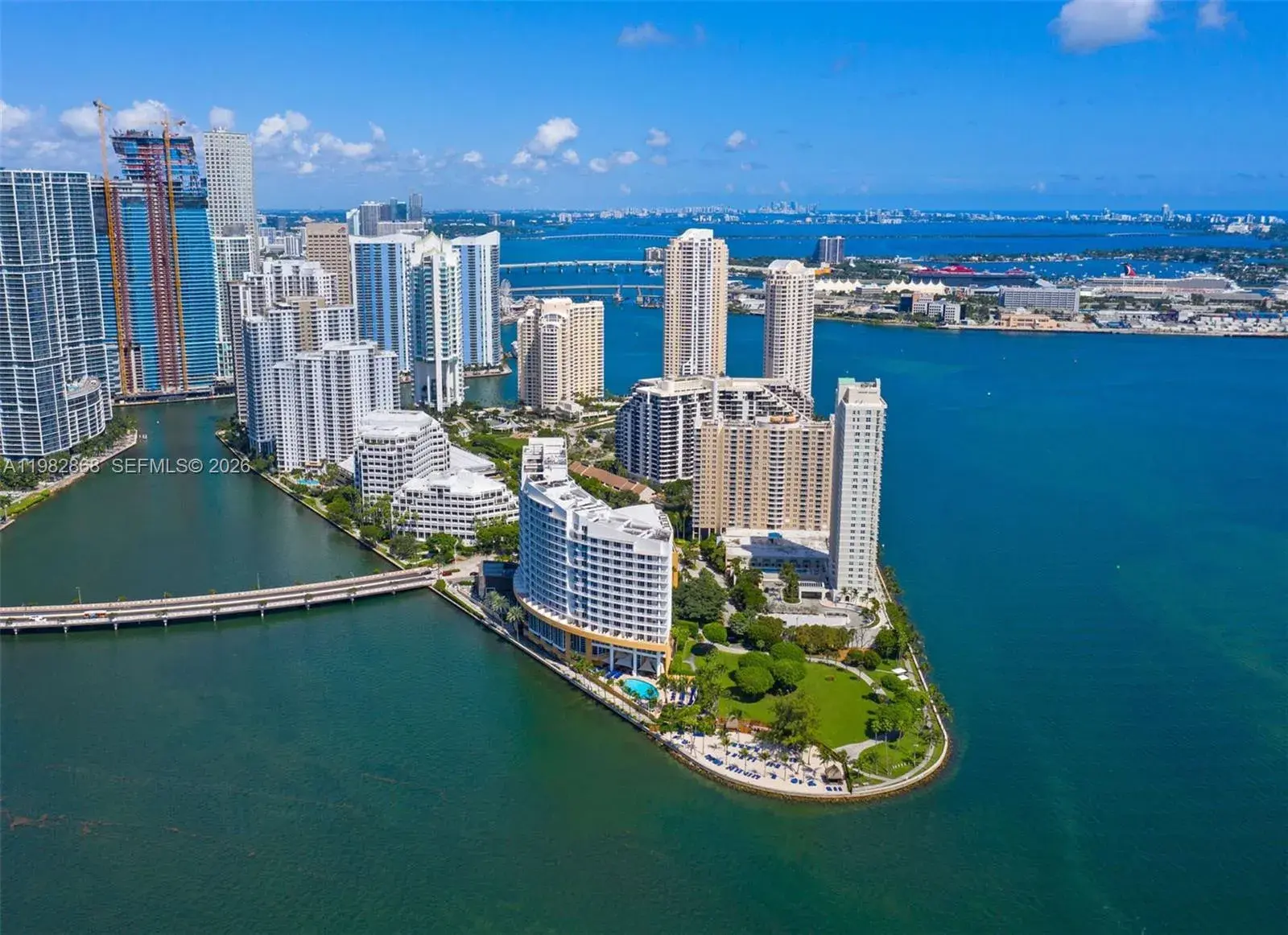 2 bedroom 2 bath Residential for sale at 701 Brickell Key Blvd # 910, Miami FL 33131