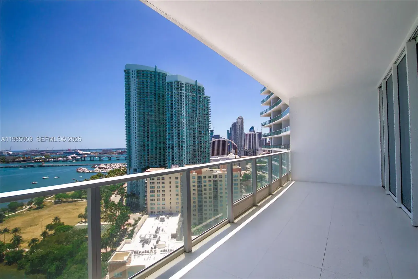 1 bedroom 2 bath Residential Lease for rent at 2020 N Bayshore Dr # 2204, Miami FL 33137